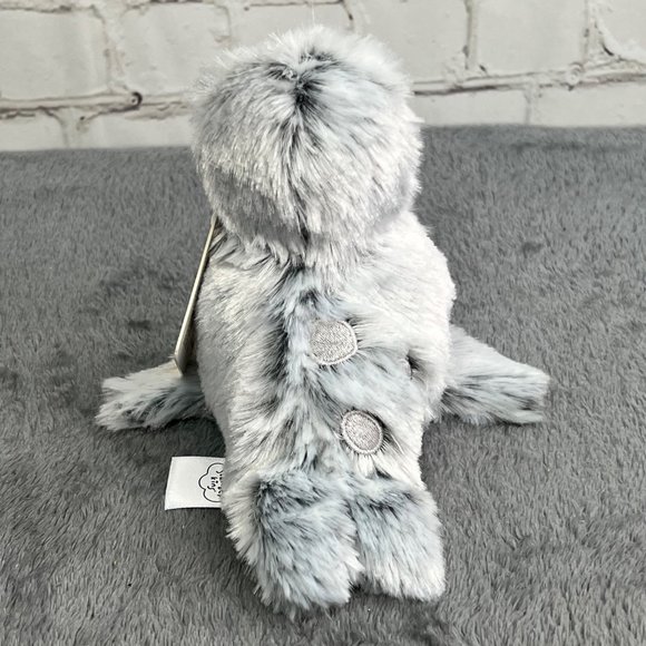 Slumberkins Mini Seal Silver Plush Stuffed Animal NWT Ltd Edition 2021 - Picture 6 of 9